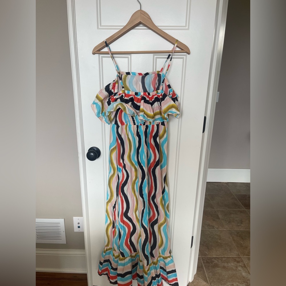 FARM Rio Sleeveless Ruffle Maxi Dress - Picture 6 of 7